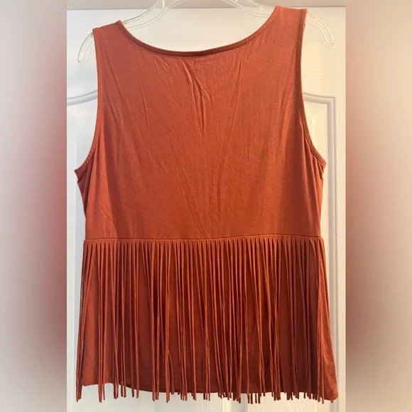 Idyllwind Fueled By Miranda Lambert Pecan Fringe Tank Top - Picture 5 of 5